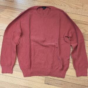 J. Crew Men's Terracotta Crewneck Sweater